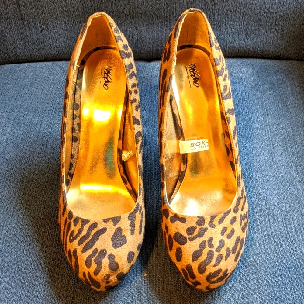 Brand new cheetah print heels